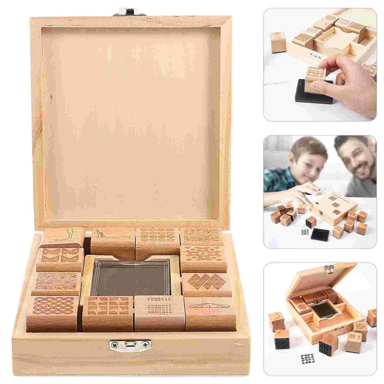 

Stamp Stampswooden Craft Rubber Making Set Diary Crafts Decorative Block Boxvintage Scrapbooking Diy Toysphoto Album Cutecard