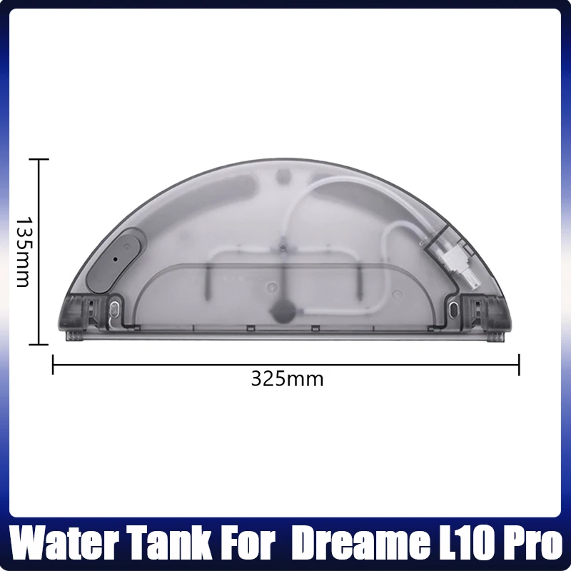 Water Tank Replacement For Dreame Bot L10 Pro Robot Vacuum Cleaner Accessories Black Water Tank Mop Cleaning Cloth Spare Parts