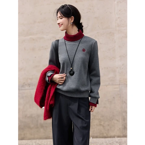 Vimly женские серые флисовые толстовки  A3238