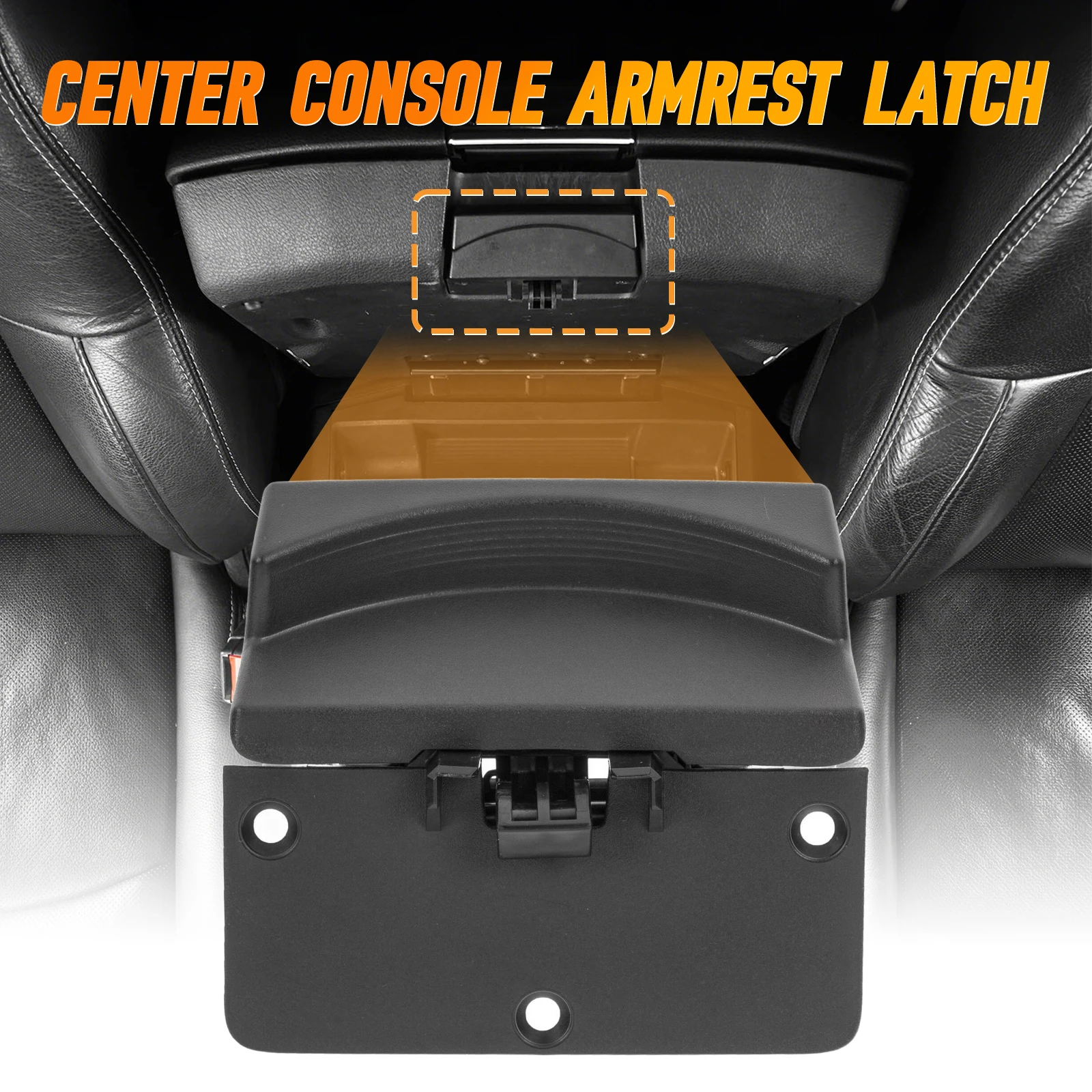 

Защелка крышки нижнего подлокотника для Dodge Ram 1500 2500 3500 4500 5500 2013-2017, замок центральной консоли 5RQ83LU7AC 5RQ83DX9AC