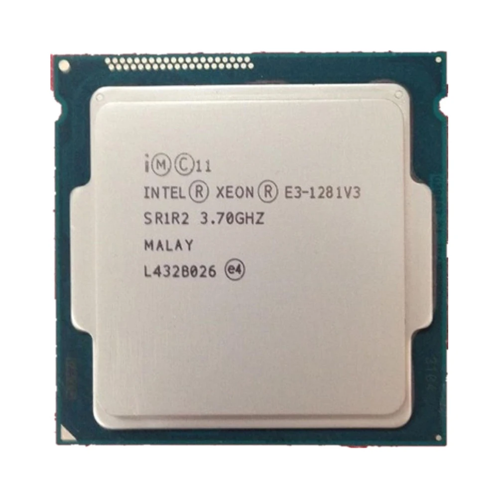 

Процессор Intel Xeon Φ E3 1281v3 E3 1281 v3 3,7 ГГц четырехъядерный восьмипоточный ЦПУ L2 = 1M L3 = 8M 82W LGA 1150