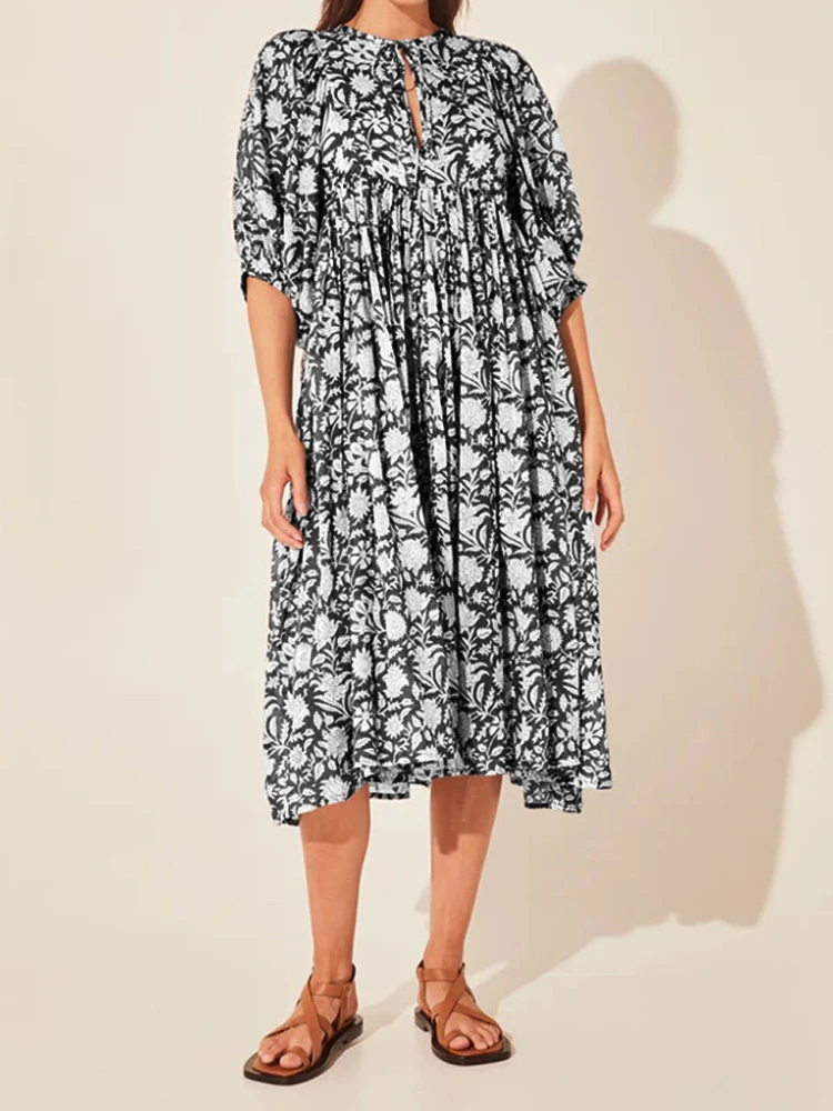 Женское плиссированное платье Woherb