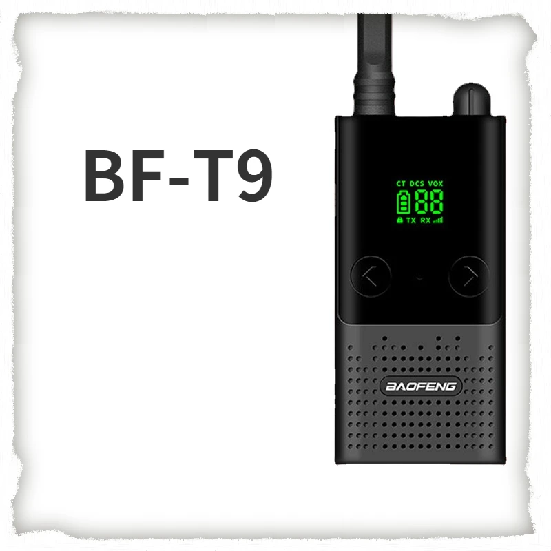 Baofeng Bf-t9 High-power Walkie Talkie Holds The Mini FM of Baofeng Small Talkie for 50km Outdoors