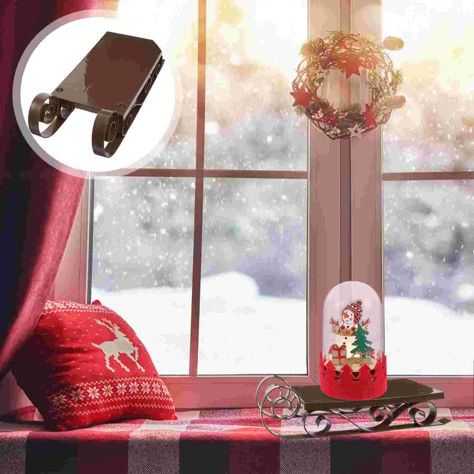 Украшение в виде саней рождественский декор украшение нежные миниатюрные сани