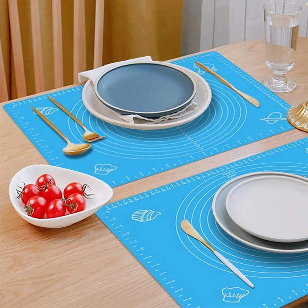 1 Шт. Нескользящий Утолщенный Коврик Для Скалка Силиконовый Выпечки