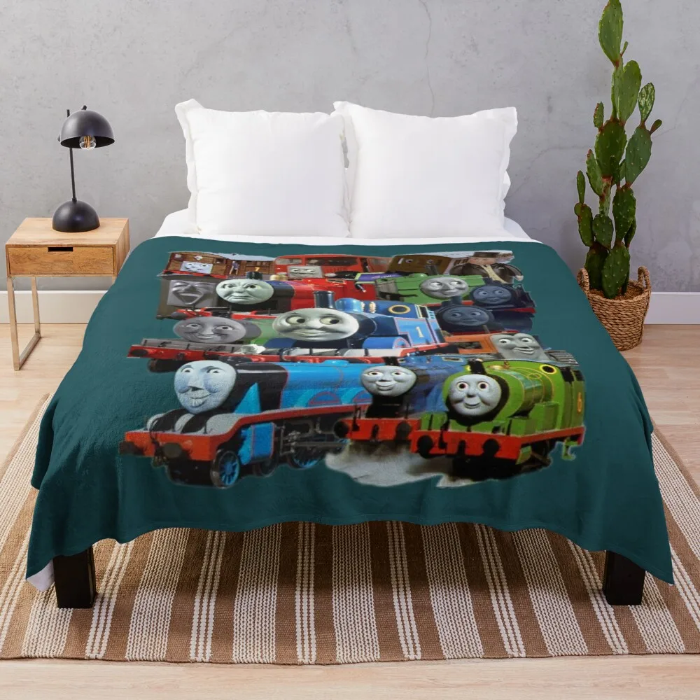 

Thomas the Tank Engine and Friends Throw Blanket blanket wool Blanket fleece