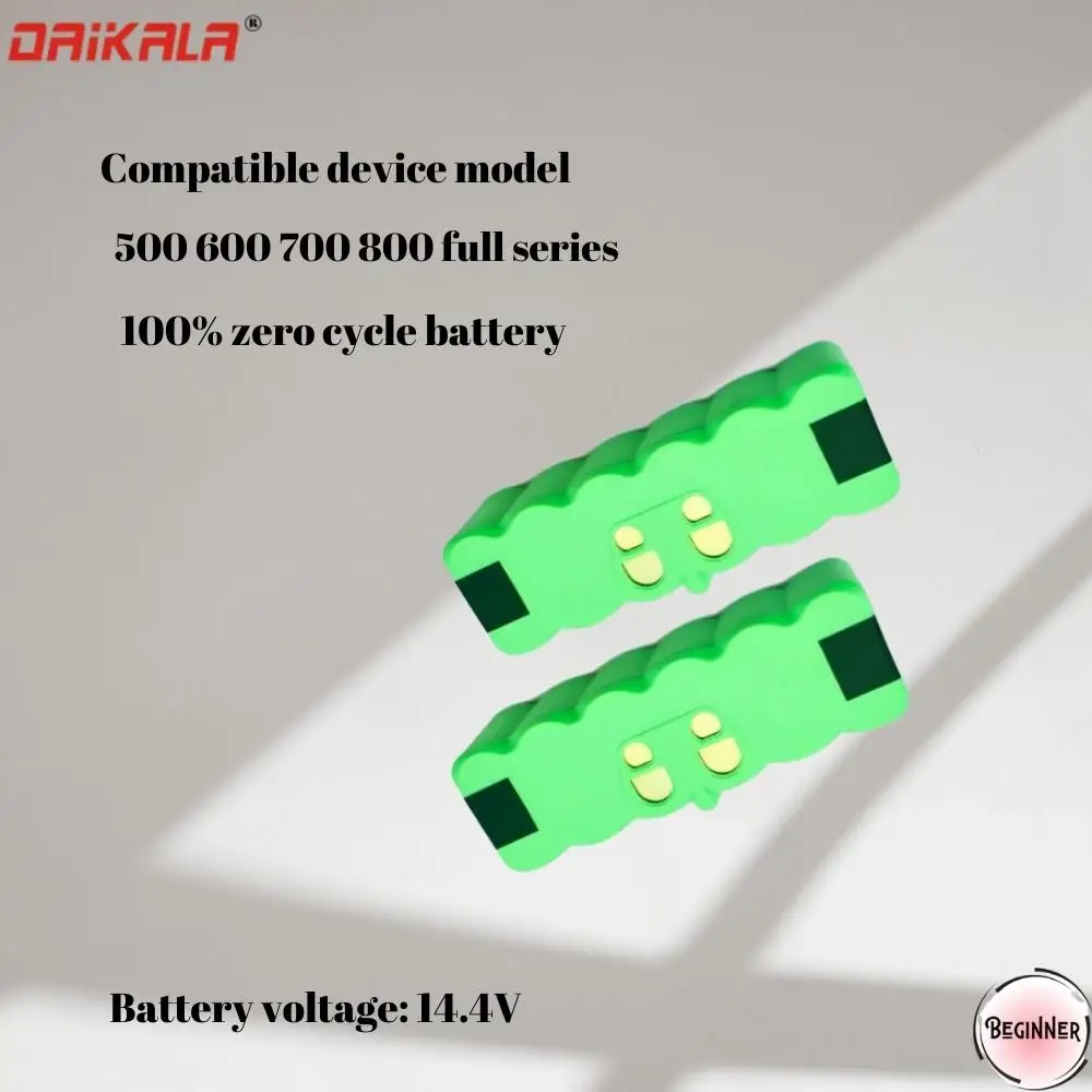 

Sweeper battery, compatible with equipment models such as 500, 600, 700, and 800 series, 14.4V 6800mAh nickel hydrogen battery.
