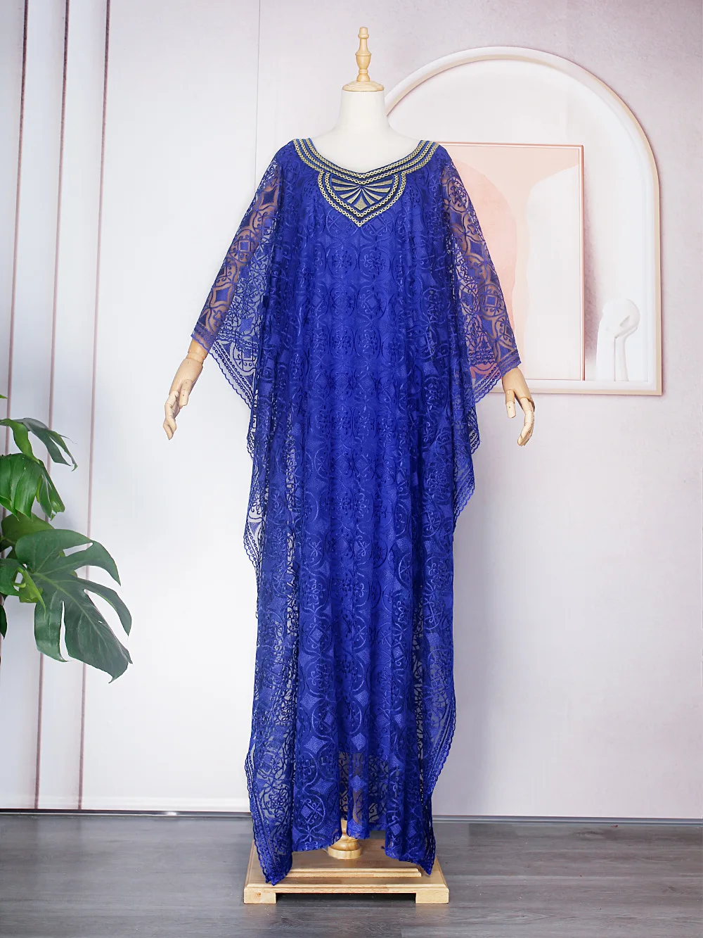 Lace Hollow Africa Dress African Dresses for Women Clothes 2025 Dashiki Taditional Boubou Arabic Robe Femme Musulmane