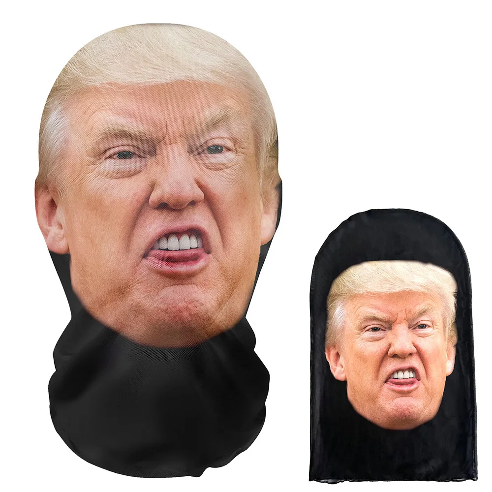 Трамп и Харрис эластичный сетчатый полный семейный костюм головной убор с