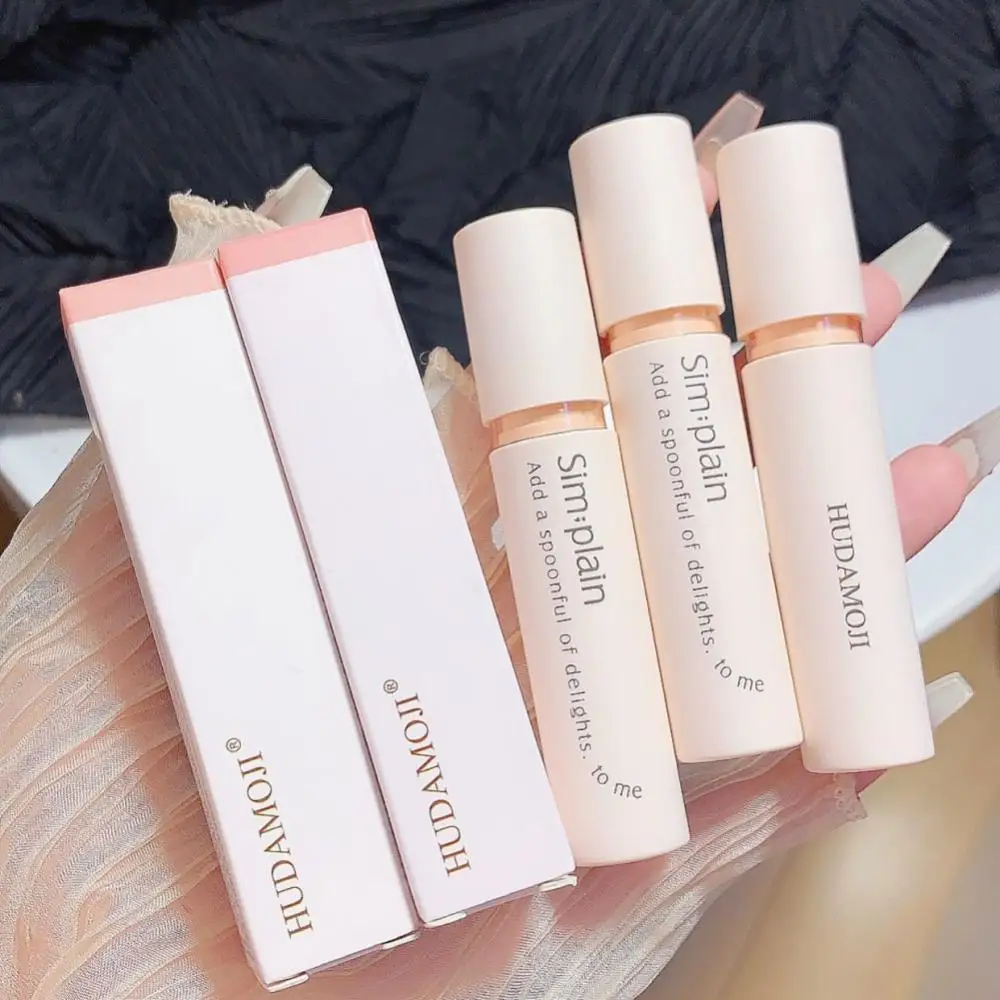 

Lip Glaze Moisturizing Long Lasting Lip Tint Liquid Lipstick Waterproof 6 Colors Red Pomelo Orange Lipgloss Lips Makeup