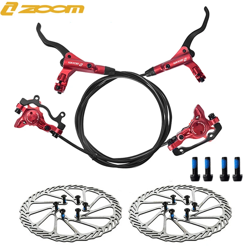 

ZOOM HB875 Hydraulic Disc Brake Set Double Piston Bicycle Hydraulic Brake Caliper Mountain Bike Brakes with 160mm Rotor MTB Part