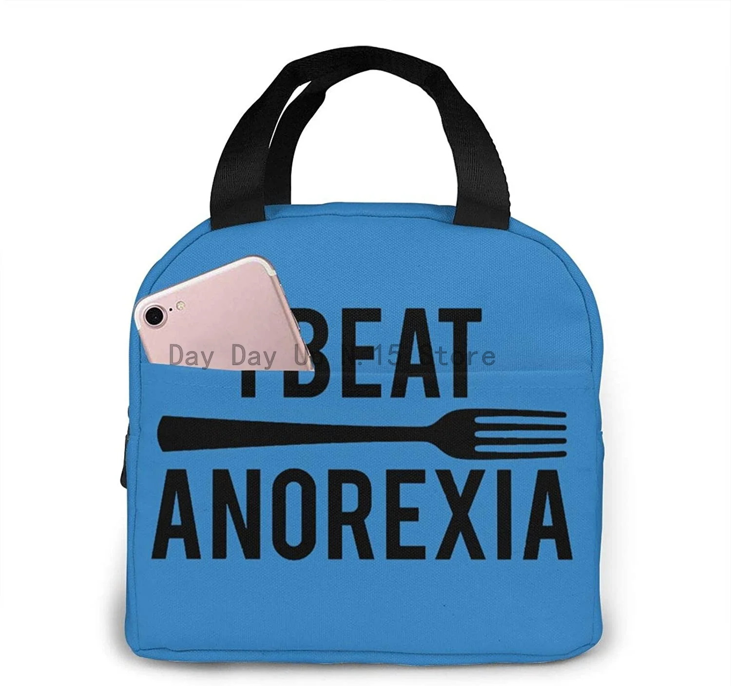

Водоотталкивающий контейнер для еды с молнией I Beat Anorexia (2)