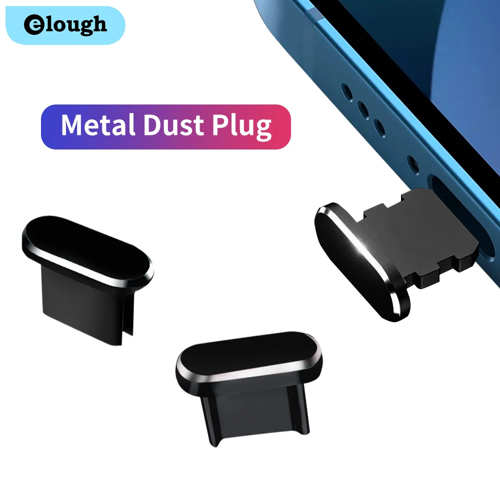 

5Pcs/set USB Type-C Dust Plug Earphone Micro USB C Metal Dust Plug For Xiaomi POCO Huawei Samsung iPhone Cell Phone Accessories