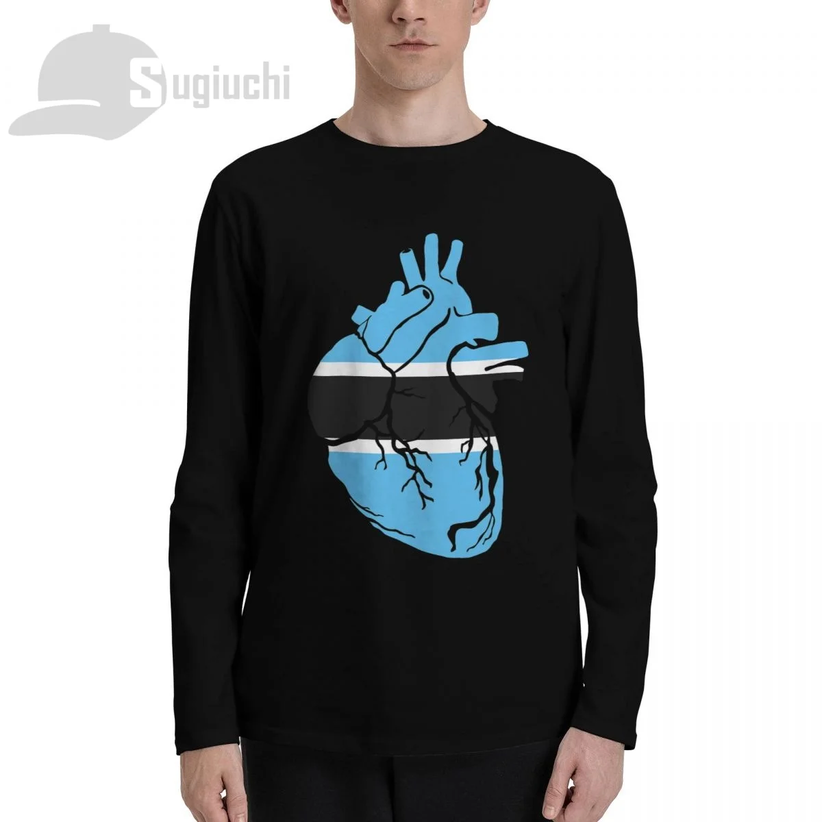 

Футболка Мужская/Женская с длинным рукавом, из 100% хлопка