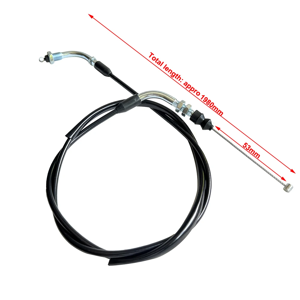 

Трос газа для двигателей GY6 150cc, 50cc, 80cc, 125cc QMB139, для скутеров, мопедов, квадроциклов, картов, багги, мотоциклов