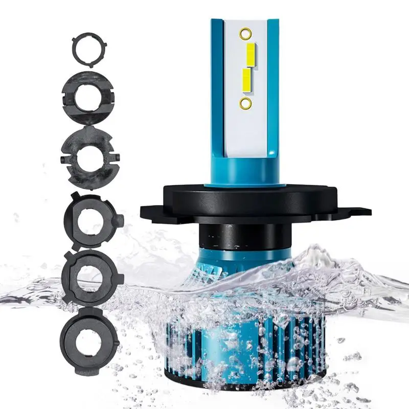 

Светодиодная лампа ближнего и дальнего света H4, 6000k, легсветильник управление, длительный срок службы, холодный белый свет для мотоциклов