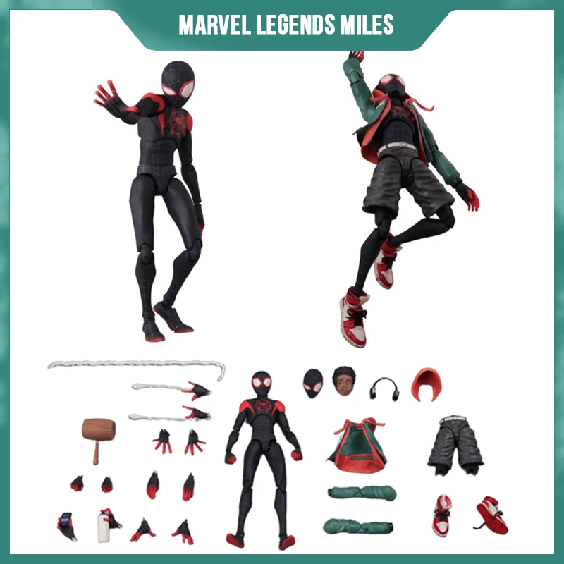 

Marvel Sentinel Sv Anime Spider-Man Into The Spider-Verse Miles Morales Peni Parker Action Figure Toys Joint Movable Doll Gifts