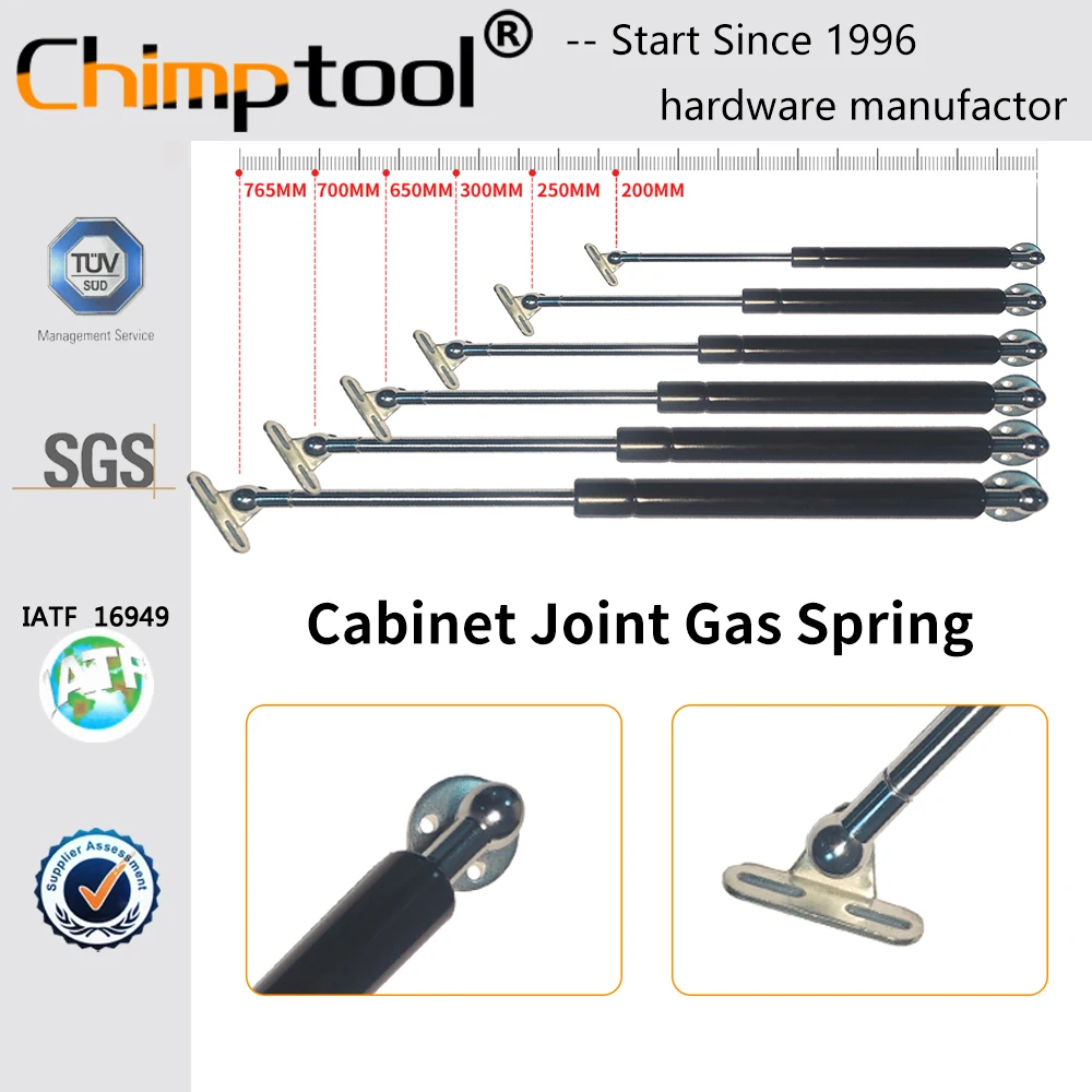 

Шарнир шкафа газовая пружина Chimptool