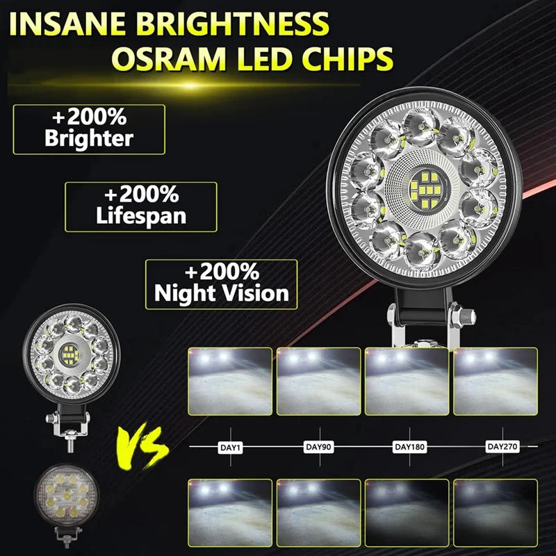 Фонарь для внедорожника грузовика трактора квадроцикла лодки