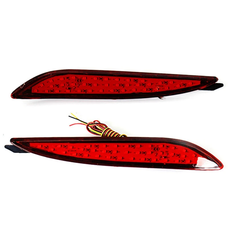 

1 Pair Car LED Rear Bumper Reflector Tail Light Signal Light Braking Running Light for Hyundai Elantra 2012-2014