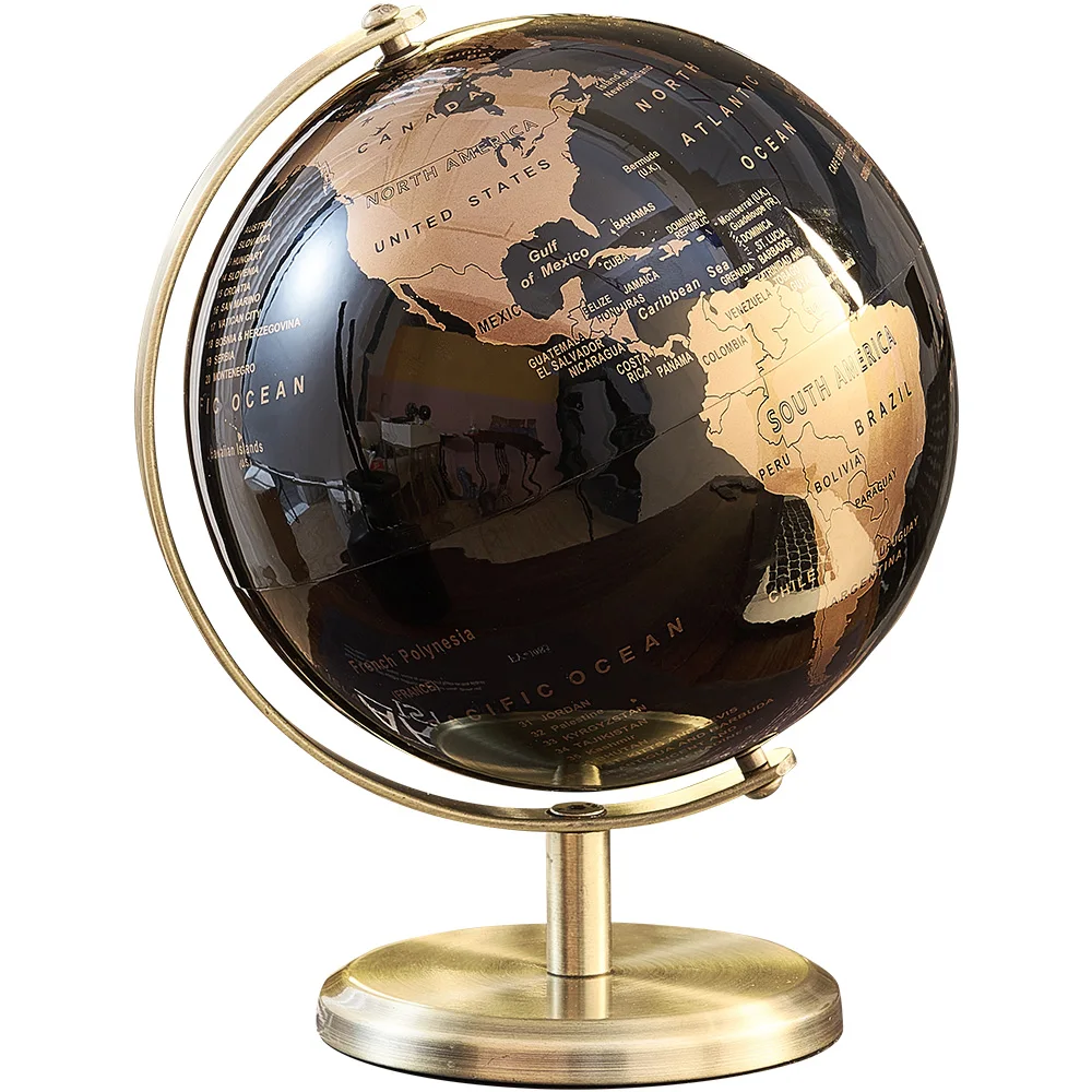 Desktop Decor Globe Geography Kids Education Creative Home Decor Accessories Retro World Globe Modern Learning World Map Globe