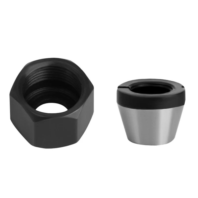 

6/6.35/8mm Engraving Machine Chuck Nut M14 Carbon Steel Screw Nut Conversion Handle Electric Router Bit Accessories