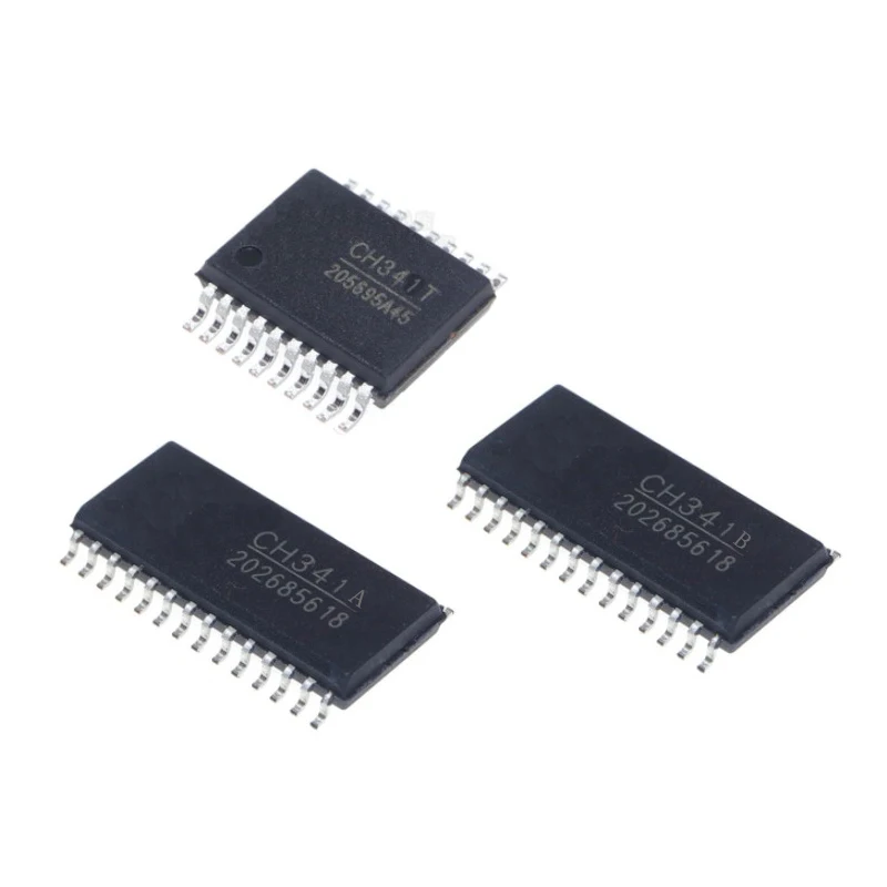 10PCS CH341A CH341B CH341T SOP28 SSOP20 encapsulation  USB serial interface chip USB conversion chip