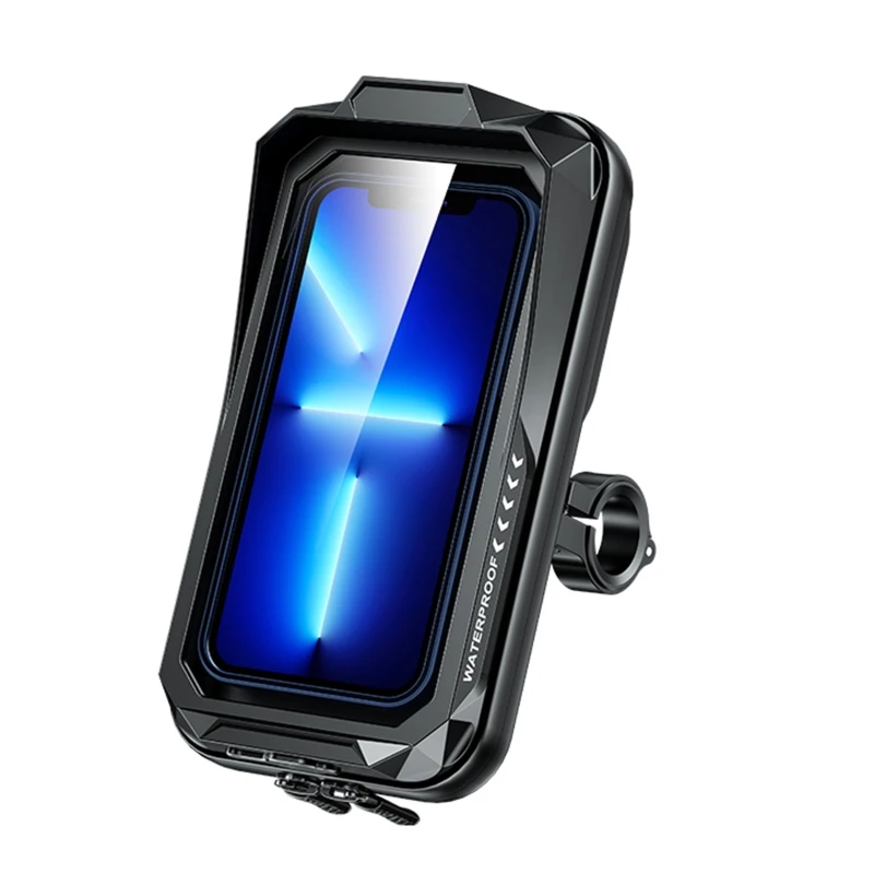

Universal Cellphone Stand Holder for Motorcycle Handlebar Durable Storage Pouch