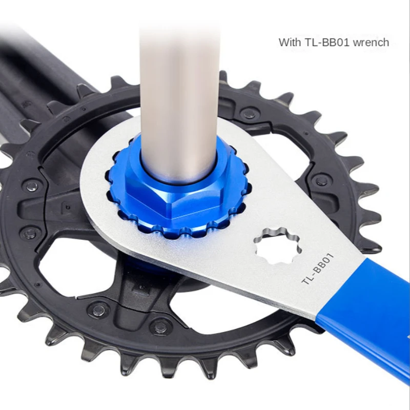 

Bicycle 12Speed Chainring Lock Ring Adapter Removal Tool Direct Mount Chainring Installation Tools For M7100 M8100 M9100