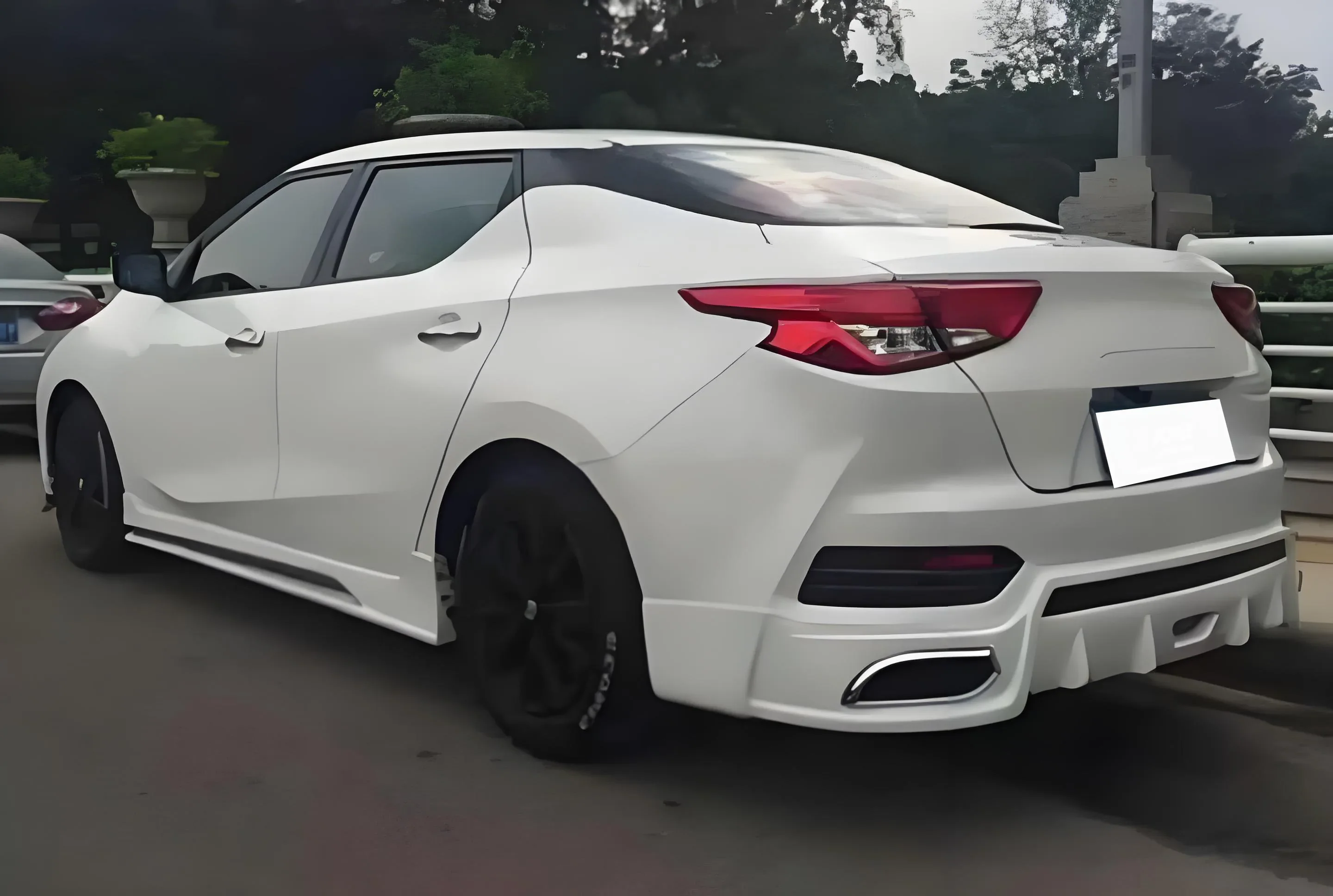 Автомобильный комплект широкого кузова Pp задний бампер губа переднего бампера