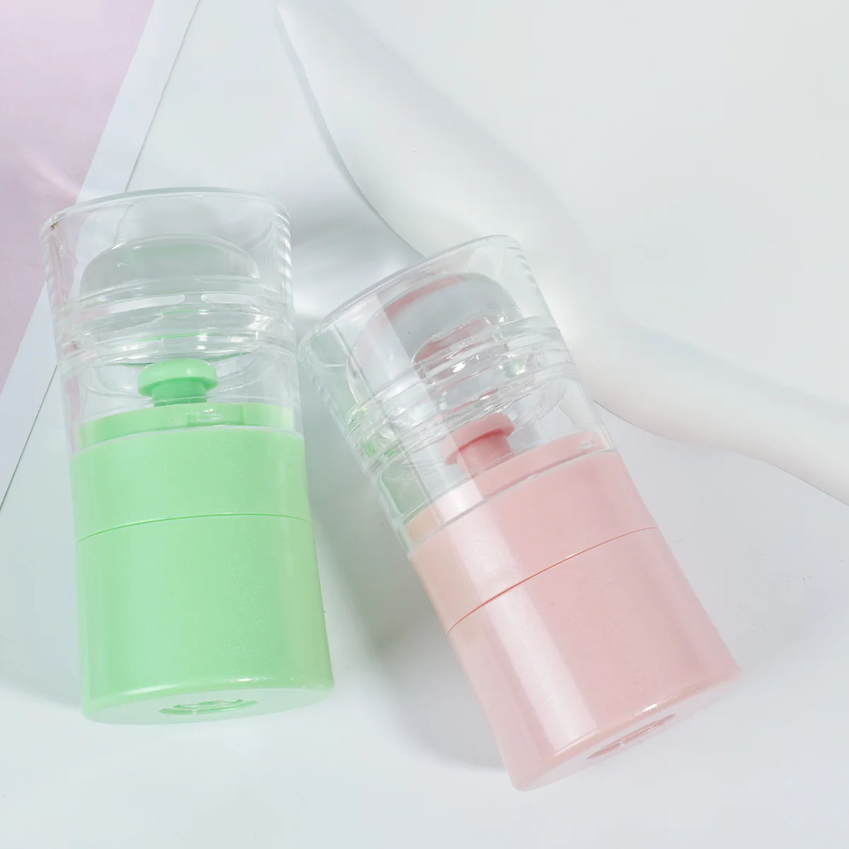 Зеркальный штамп для ногтей прозрачная силиконовая головка скребок маникюра