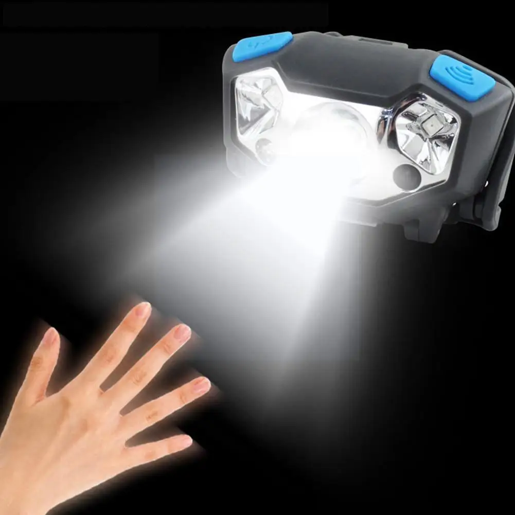 

Светодиодный фонарик с датчиком и зарядкой от Usb, портативный фонарь с 5 режимами освещения для улицы, бега, рыбалки, кемпинга Cy J4u9