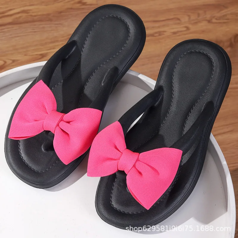 Summer Pink Shoes Women Comfort Light Damping Slides Indoor EVA Lady Non-Slip Bathroom Flip Flops Outdoors Casual Beach Slippers