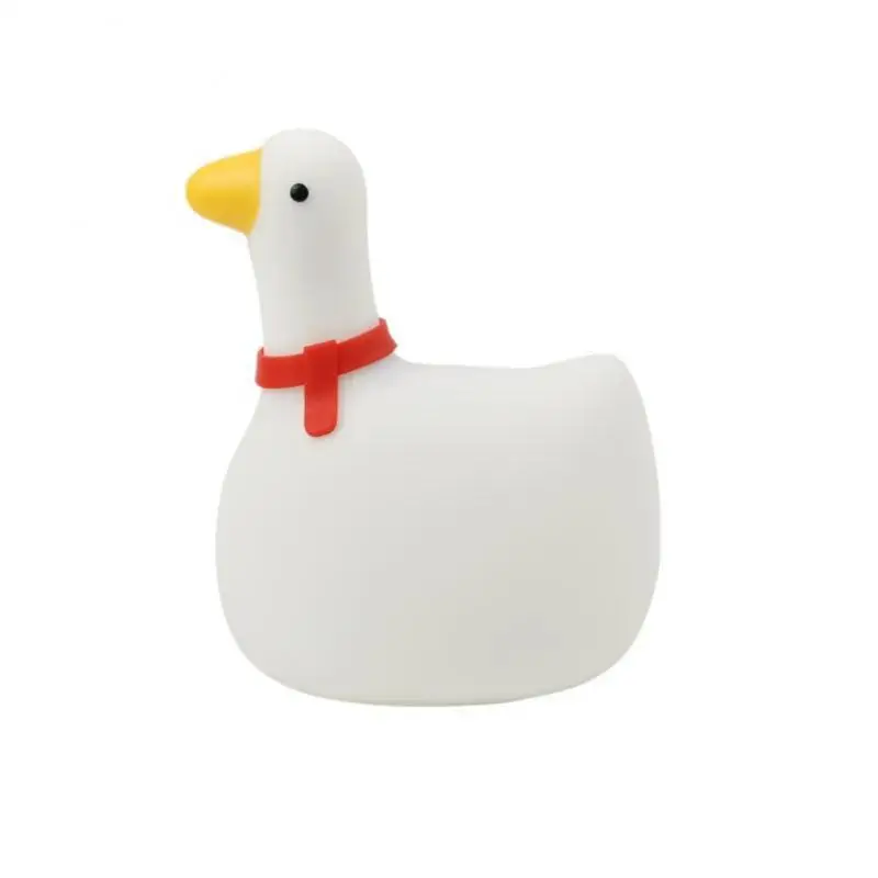 

Забавный Usb-ночник, светодиодная лампа в виде гусиной лампы, теплый белый свет, Оригинальная лампа 1200 мАч, товары для освещения с функцией таймера для детей