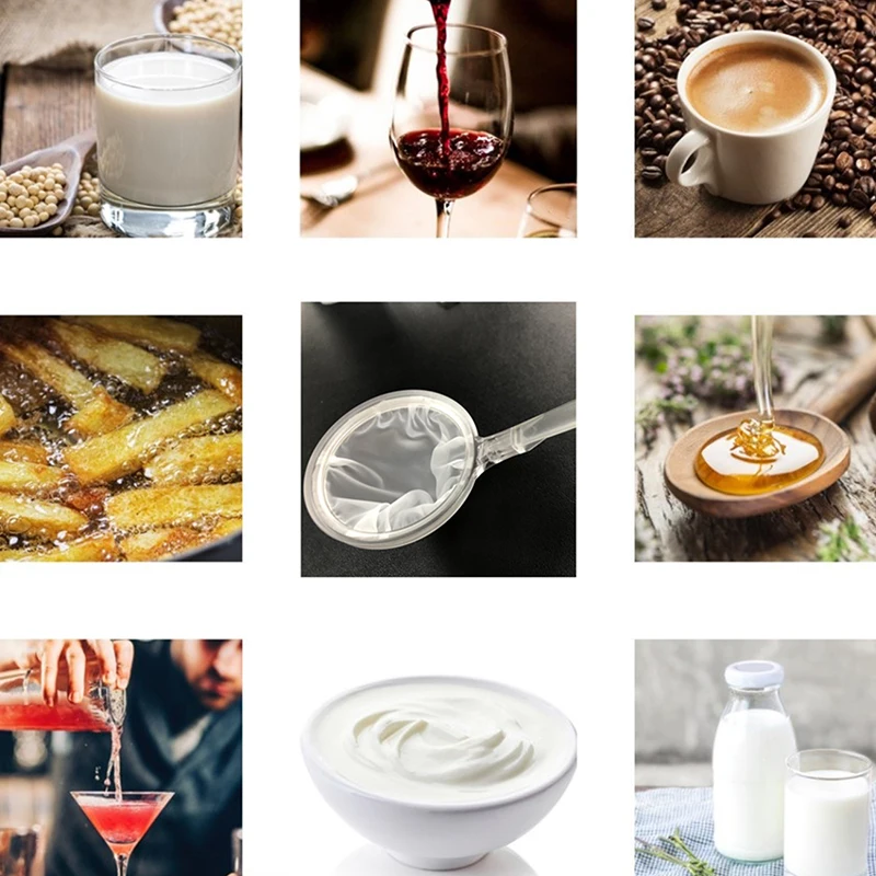 Сетчатая кухонная сверхтонкая сетчатая сетка 350 нейлоновая фильтрующая ложка