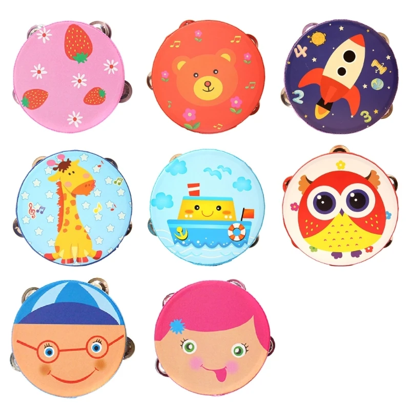 

Hand Drum Percussion Instrument Gift Children Kids Music Toy Mini Musical