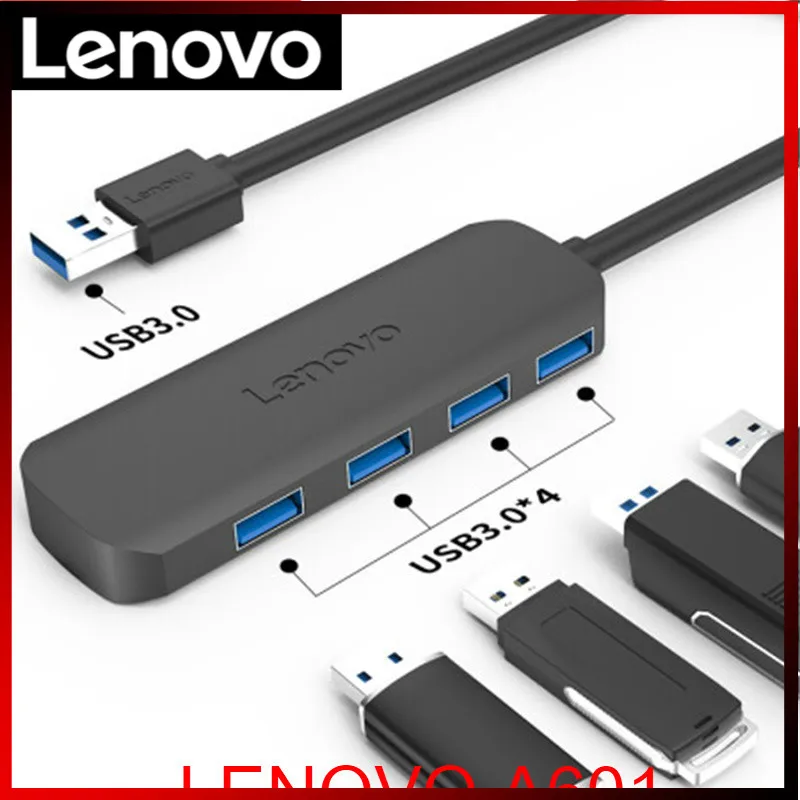 

USB-разветвитель Lenovo A601, 4 порта, док-станция с несколькими интерфейсами