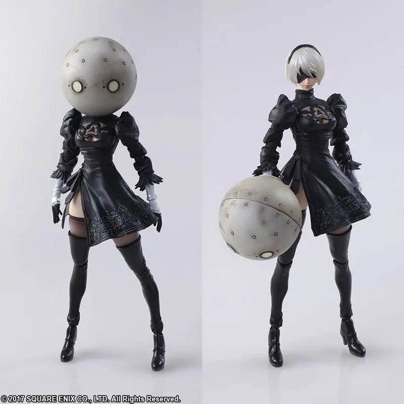 

Аниме Nier Automata фигурки Nier 2b Модель Куклы Фигурки ПВХ экшн-фигурка Коллекционная декоративная статуя детская игрушка Подарки