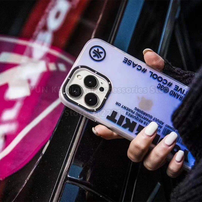 

Youngkit Cover Iphone 12 13 Pro Max Case Trend Mobile Cell Phone Laser Colorful Gradient Iphone Anti-drop Case Smartphone Phone