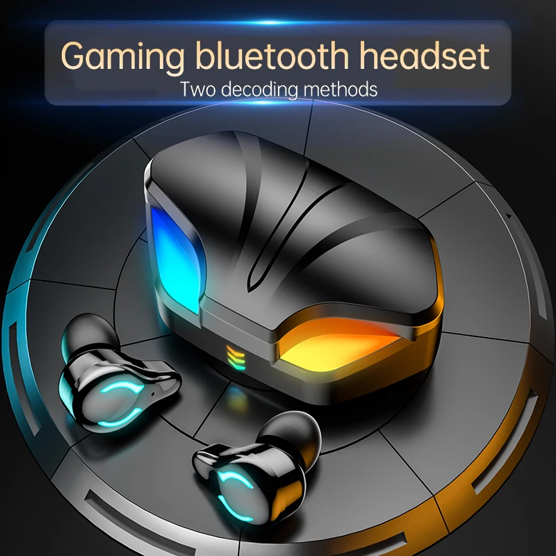 

Игровые наушники TWS Bluetooth наушники режим игры/музыки V5.1 беспроводная гарнитура IPX7 Водонепроницаемая CVC8.0 шумоподавление