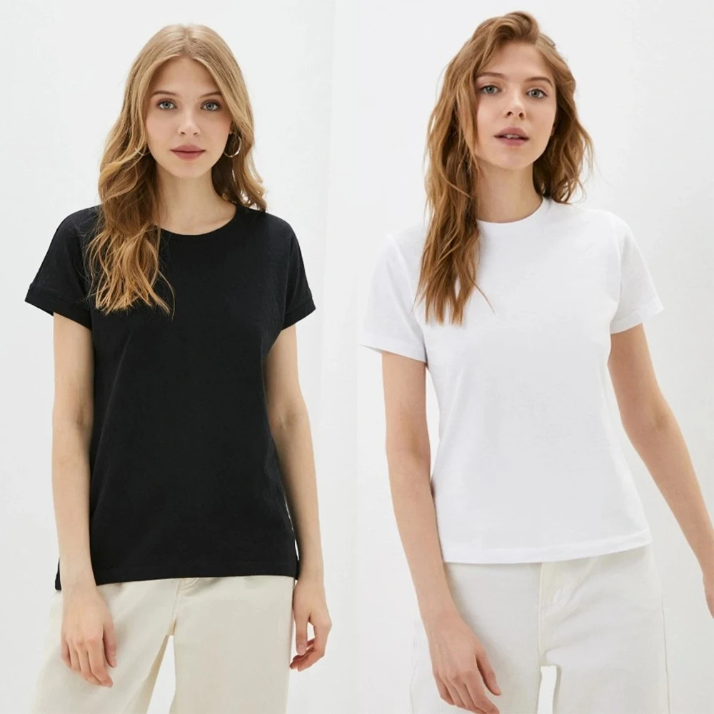 

Летние новые модные популярные футболки для мужчин и женщин, повседневные спортивные топы с коротким рукавом и круглым вырезом для пар, фут...