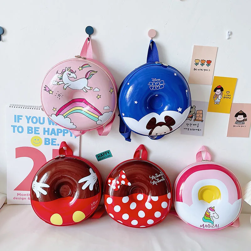 

Disney Children's Eggshell Bag Kindergarten Schoolbag Cartoon Cute Baby Snack Backpack For Boys And Girls School Bags Kids Bag