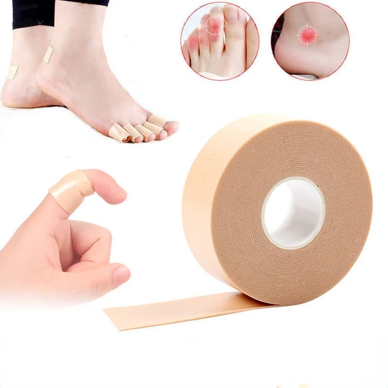 1 Roll Waterproof Heel Bandage Tape Self-adhesive Elastic Multi-functional Bandage Medical Rubber Plaster Anti-wear Foot Pad