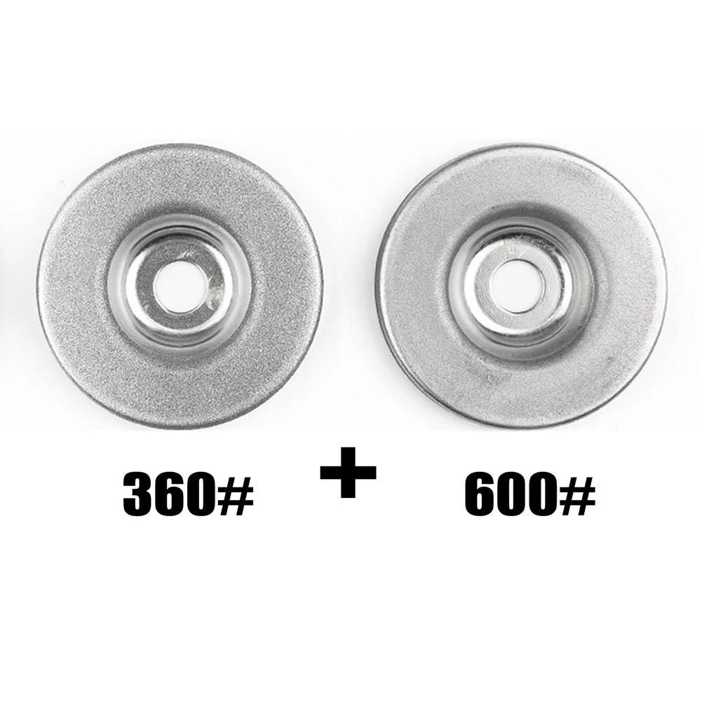 

2pcs 56mm/2.2inch Diamond Grinding Wheel 320 600 Grit Grinder Sharpener For Cutting Reinforcement Bars Rebar Bolts Power Tools