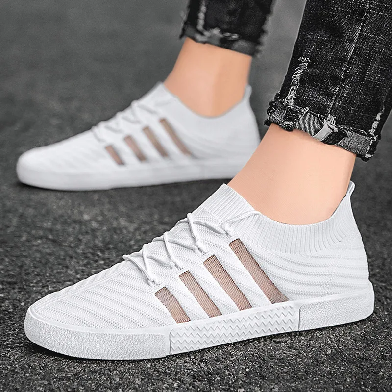 

Classic Men's Lightweight and Comfortable Skateboard Sport Shoes Air Mesh Shoes Non-slip Sneakers Deportivas Hombre Shoes Summer
