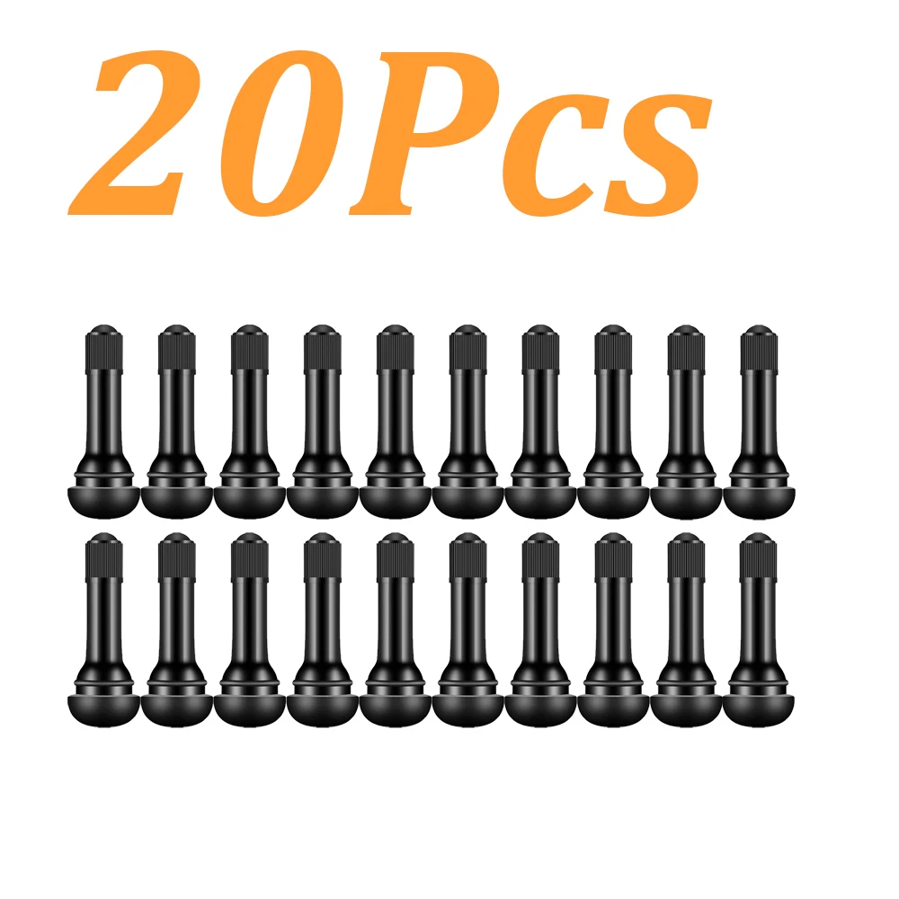 

1-100 шт. TR413 защелкивающиеся стержни клапанов шин автомобильные детали черные резиновые клапаны сменные детали с пылезащитным колпачком резиновые клапаны