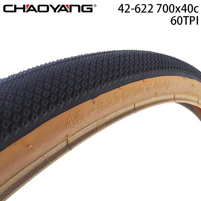 

CHAOYANG ARISUN 28 inch 42-622 700x40C Ultralight Brown Edge Gravel Bicycle XC MTB Bike Steel Wire Tire 60TPI Cycling Parts