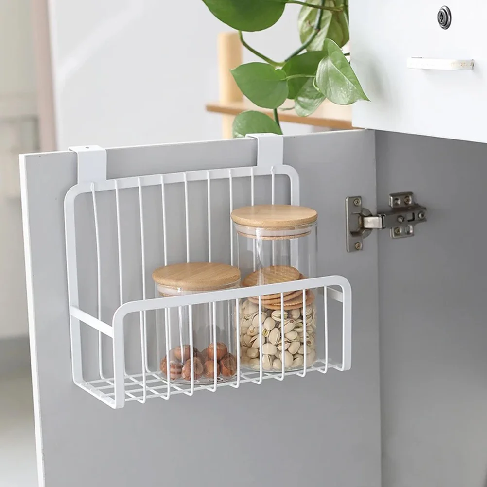 

1PC Over the Door Basket Hanging Bathroom Kitchen Storage Holder Rack Organizer