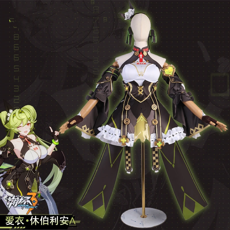 

Anime Game Honkai Impact 3rd Ai Hyperion Battle Dress Cute Ancient Uniform Cosplay Costume Halloween Carnival Women 2023 New