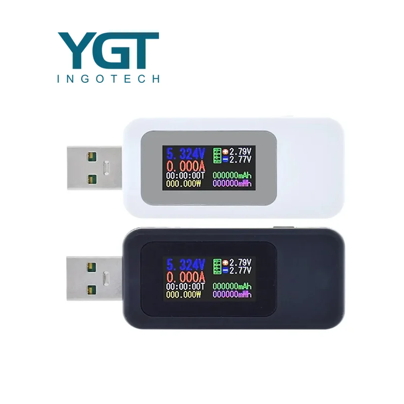 

10 in 1 USB Tester DC Digital Voltmeter Amperimetro Current Voltage Meter Amp Volt Ammeter Detector Power Bank Charger Indicator